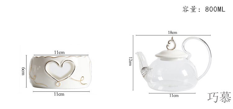 Qiao mu English afternoon tea cup coffee cup small European - style key-2 luxury elegant high - grade ceramic tea set