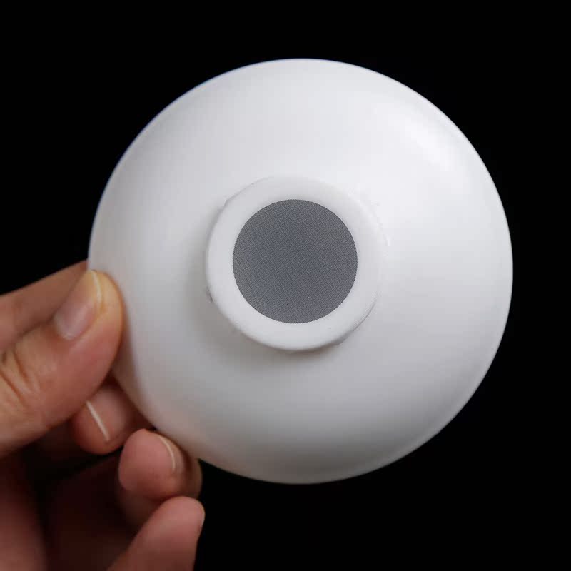 Qiao mu PMZ ceramic kung fu tea set item biscuit firing high - white suet jade porcelain) filter tea tea filter
