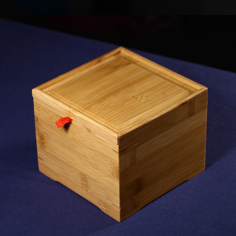 Qiao mu YM yixing it tea set solid wood box JinHe fine cotton, bamboo packing box to box the teapot
