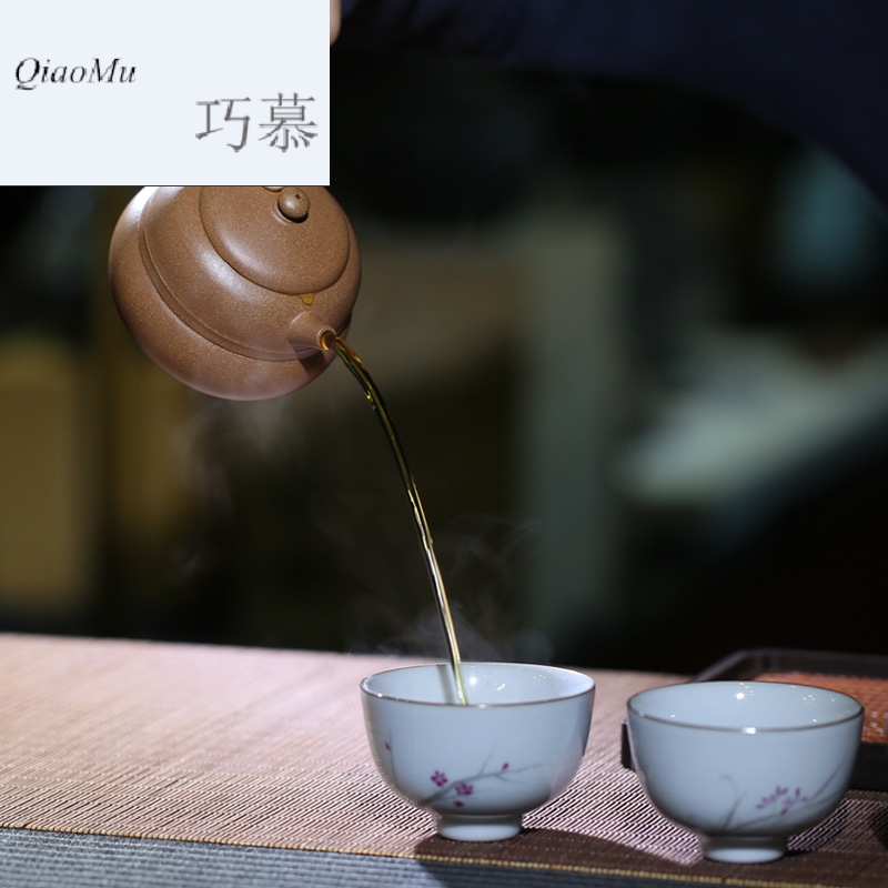 Qiao mu it yixing famous manual undressed ore section of mud for a pot of tea teapot S26047