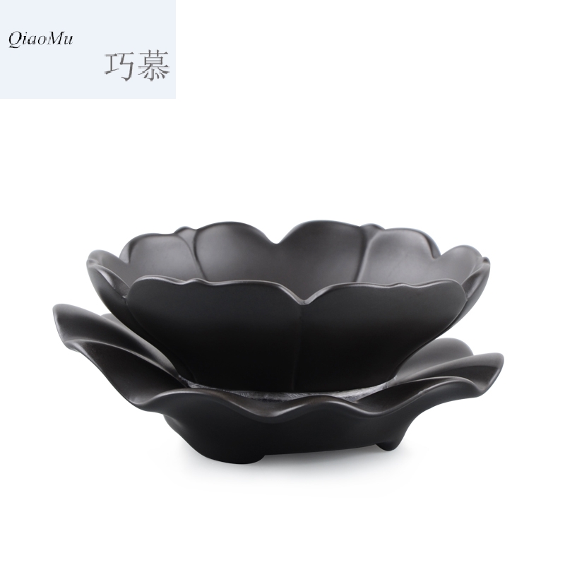 Qiao MuPuEr lotus tea strainer violet arenaceous kung fu tea set filter undressed ore) spare parts for the tea taking