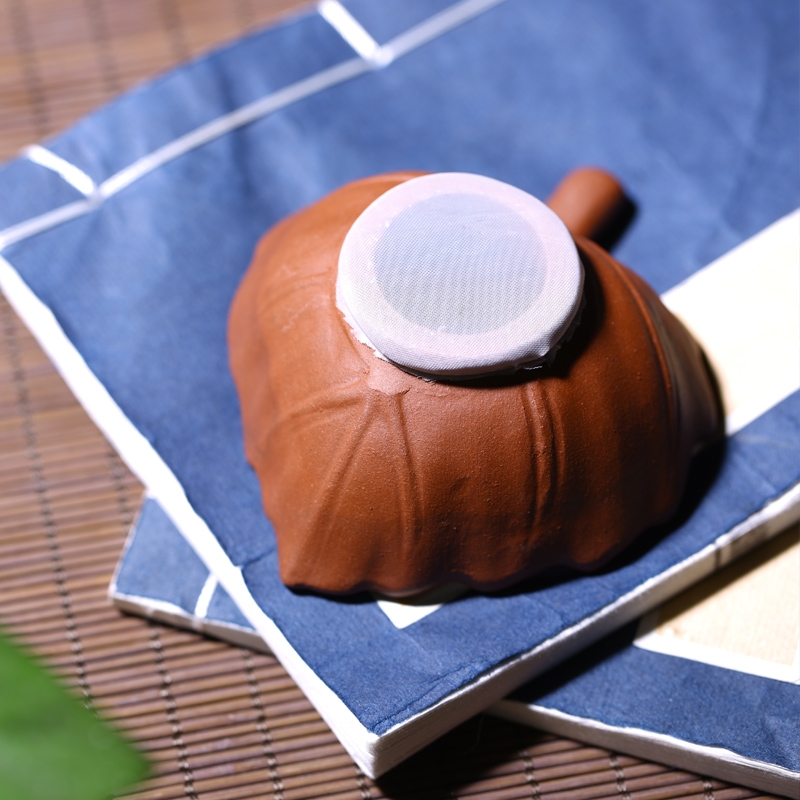 Qiao mu YM yixing purple sand tea sets tea accessories) filter using maple leaf tea)