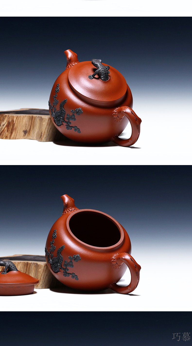 Qiao mu HM 【 】 yixing pure manual mud painting are it by the teapot undressed ore kung fu teapot tea sets