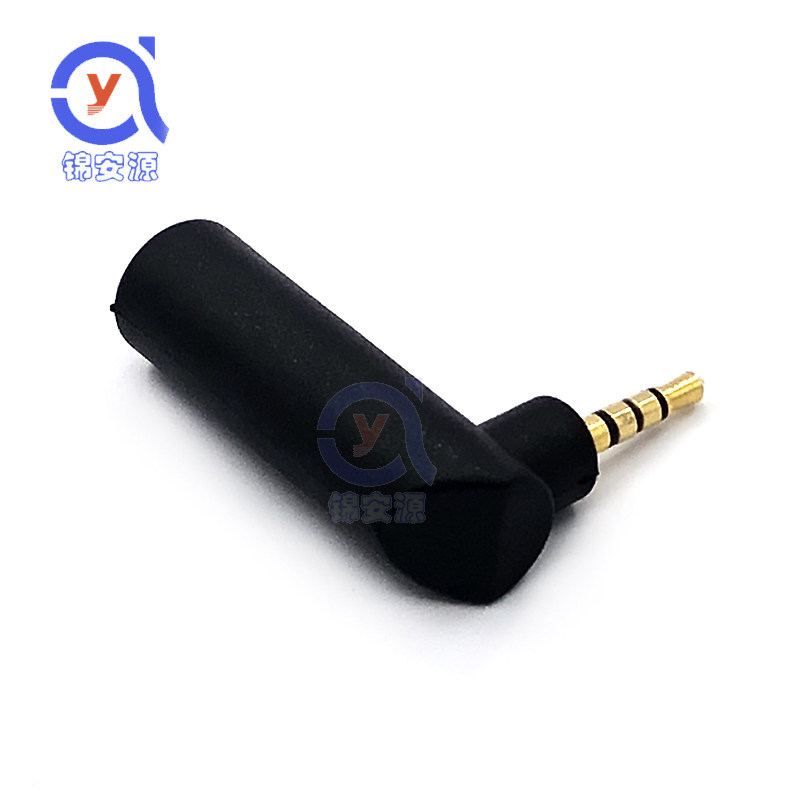 90 degrees gold plated stereo with wheat 3 5mm revolution 2 5mm Mother phone headphone Audio 3 5 turns 2 5 with wheat