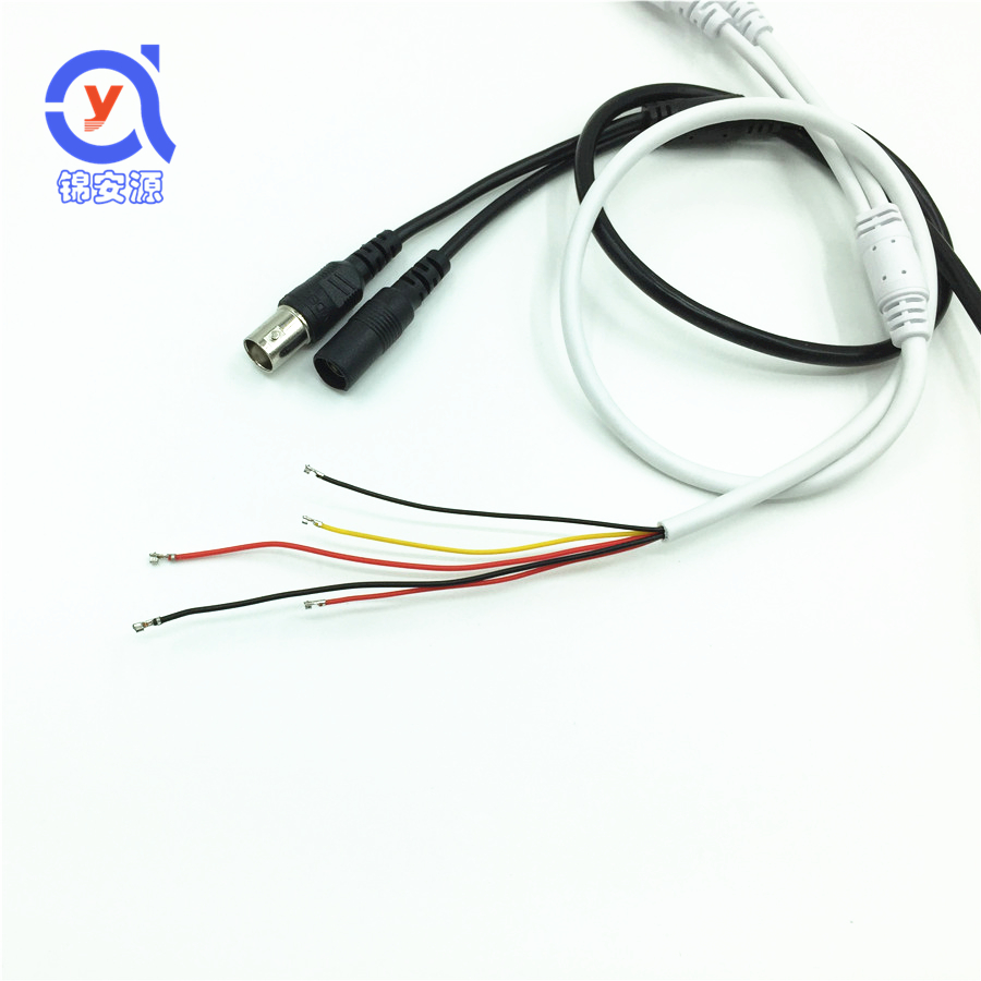 Security Monitoring Analog Camera Five Core Tail Line BNC Video Power Camera Head Light Line Camera