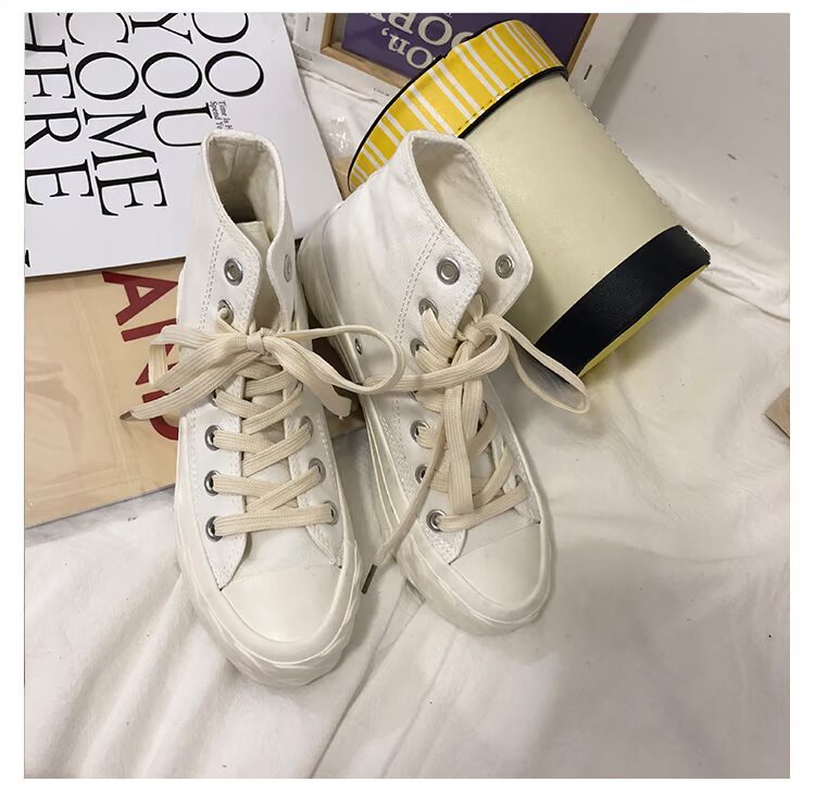 Giày vải cao cấp nữ phiên bản Hàn Quốc của ulzzang sinh viên thủy triều bf gió Harajuku giày hoang dã sang trọng kiểu giày Han giầy dép