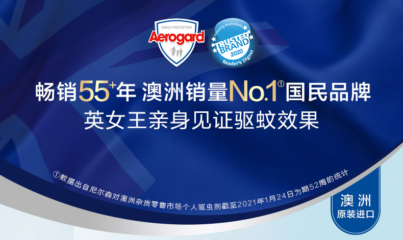 Aerogard 无香儿童驱蚊水喷雾175ml*2瓶 图1