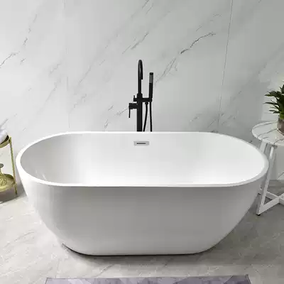 Acrylic bathtub household small apartment cosmetic room European small Bath Independent Adult Net red sun style bath tub