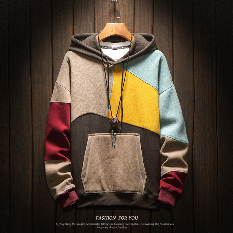 Sweatshirt men hooded tide brand couple spring and autumn jacket Korean version of the trend handsome wild loose large size ins top