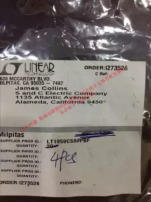 LT original imported LT1959CS8#PBF spot SOP8 package LT1959CS8