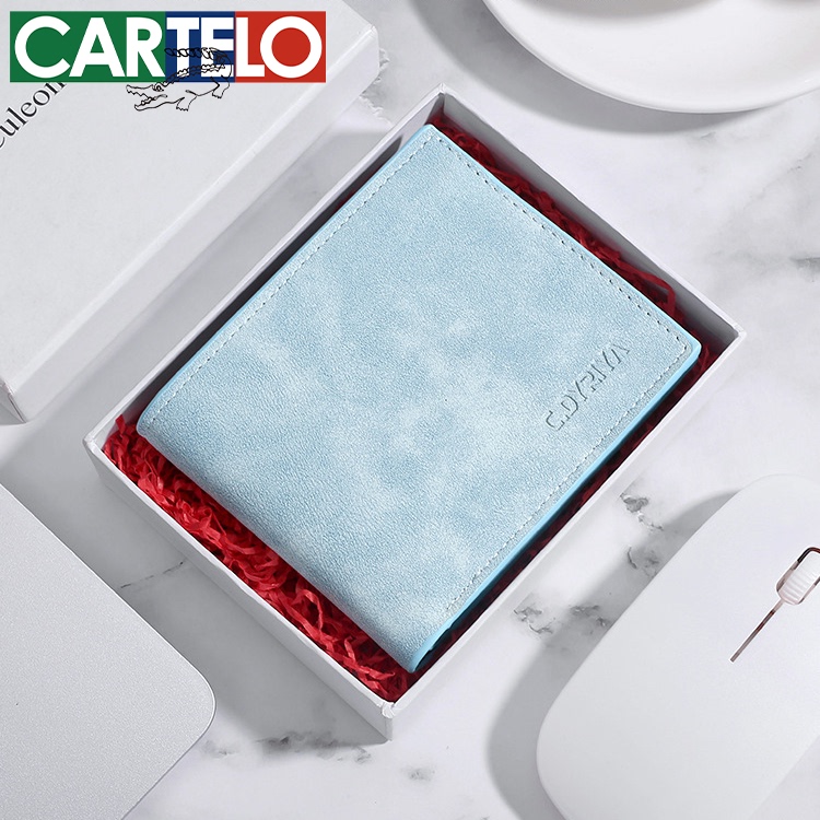 Business Wallet for Men 2026 New Short Style Wallet Large Capacity Fashionable Men's Soft Leather Wallet Card Holder for Men and Women Students