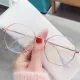 [Rose Gold] Myopia 350 -Degree Glasses [дайте зеркальную ткань зеркала]