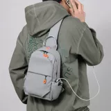 Мужская нагрудная сумка, рюкзак для отдыха, водонепроницаемая сумка, универсальная сумка на одно плечо, сумка через плечо