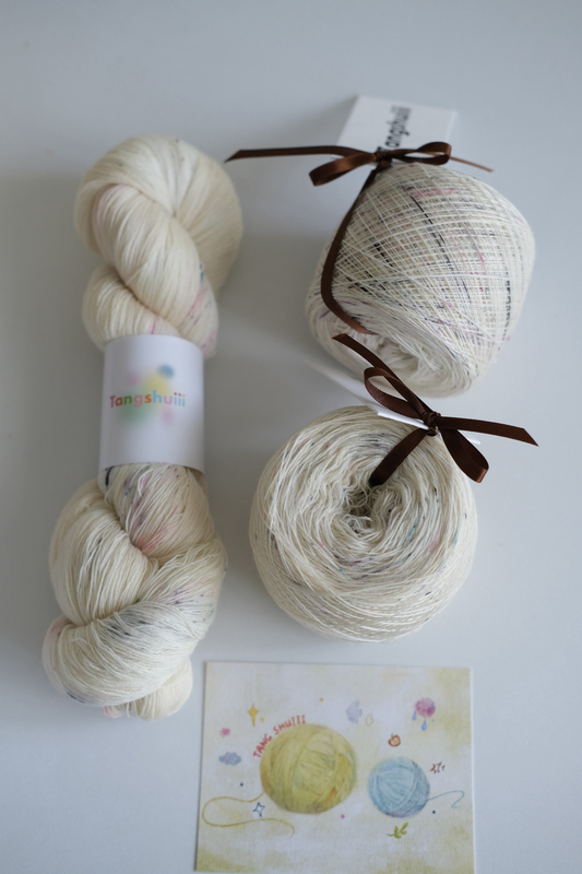 Tangshuiii Sugar Water 100% Merino Anti-Shrink Wool 100G/1260M/Knit Hand-Dyed Lace Yarn Tangshuiii Sugar Water 100% Merino Anti-Shrink Wool 100G/1260M/Knit Hand-Dyed Lace Yarn