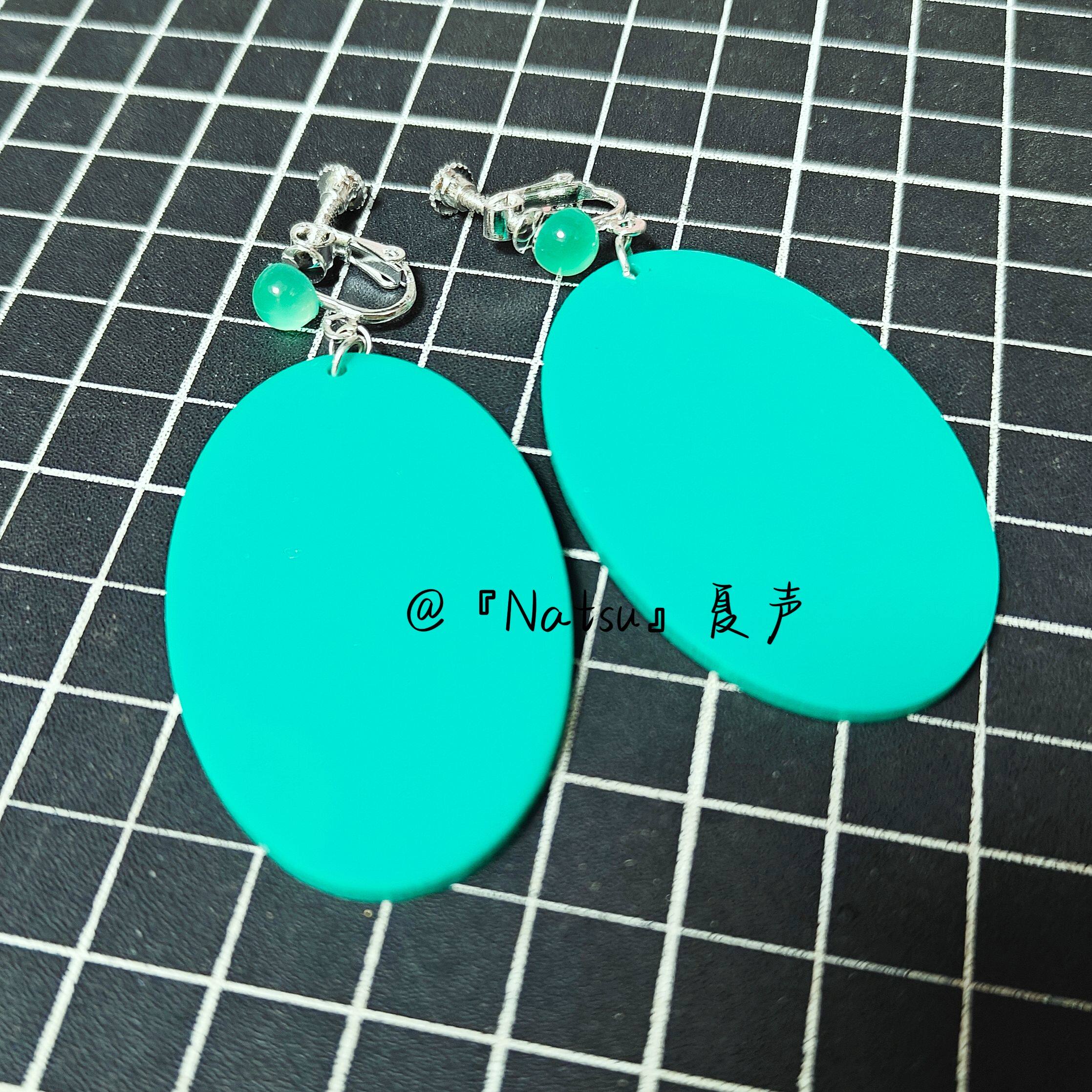 DAN DA DAN Momo Ayase Cosplay Earrings Jewelry Ear Clips Ear Studs