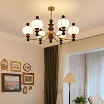 American medieval style living room chandelier retro 2024 new new Chinese style lighting high-end designer lamps