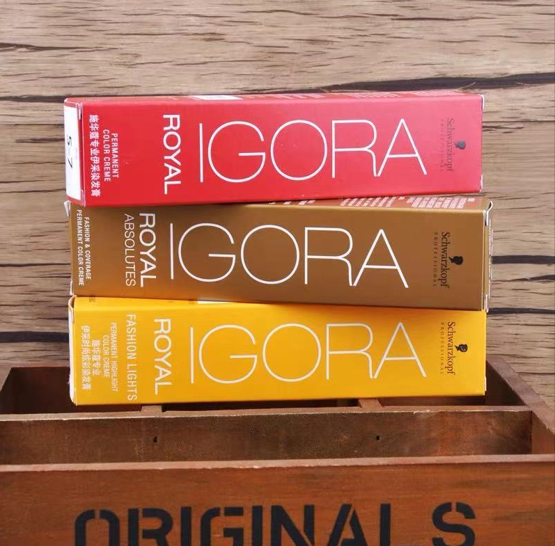 Schwarzkopf hair dye cream professional dye cream hair dye dazzle brown dye cream cover white hair brown hair salon