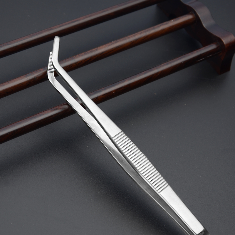 Chamifang 304 stainless steel tea cup clip thickened extra thick tweezers tea clip kung fu tea set tea clip tea ceremony spare parts