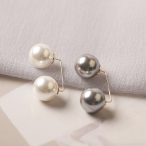 Waist circumference modified with small collection of waist deity Pearls of pearl open-shirt fixed clothes 100 matching Anti-Walking Light Brooch Female Buttoned Pin