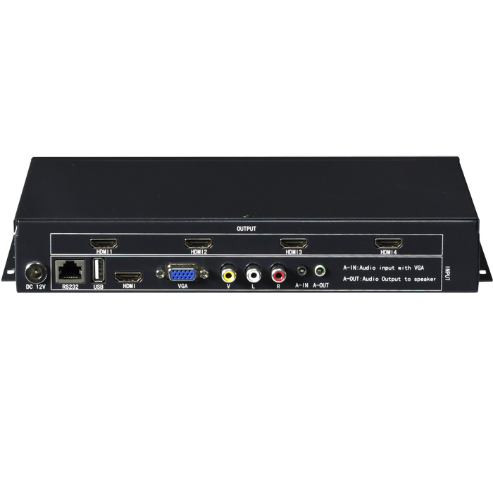 KS-TV22 TV splicer) One-button splicing box) 4 TV sets into a TV Wall