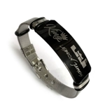 Баскетбольный браслет из нержавеющей стали подходит для мужчин и женщин для школьников, подарок на день рождения