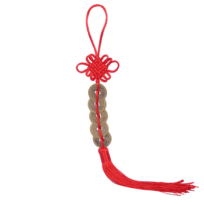 【真品开光】五帝钱镇宅保平安风水挂件