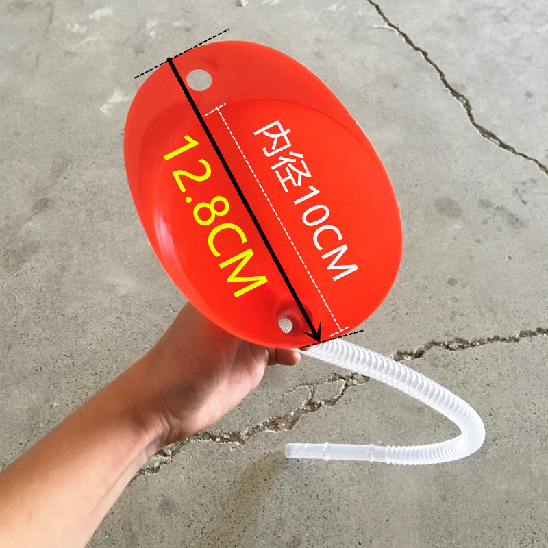 Extended transparent pipe funnel funnel funnel funnel funnel funnel funnel diameter 10CM