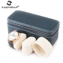 Taoyouji high-end leather watch box 2 watch watch collection box Travel special watch bag leather watch box