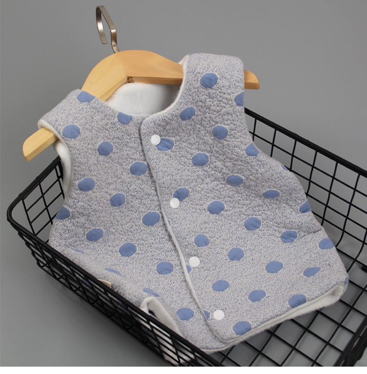 Trẻ em 2018 thu đông mới cộng với áo vest nhung dày bé trai và bé gái mùa đông áo vest cotton bên ngoài mặc vest quần áo em bé