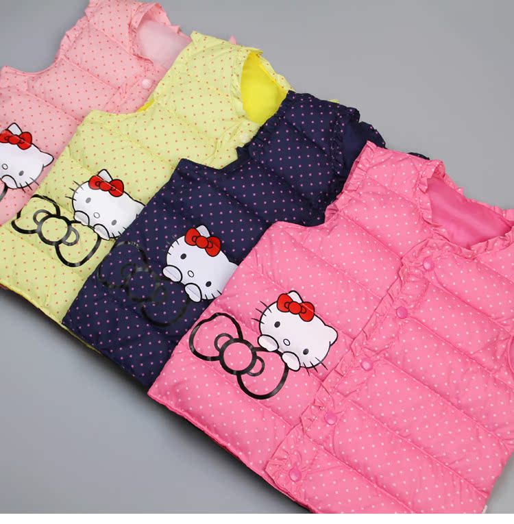 Mùa thu đông 2018 trẻ em mới xuống áo vest cotton cho bé gái vest ấm áp cho bé áo lót cotton dày áo ba lỗ bé trai