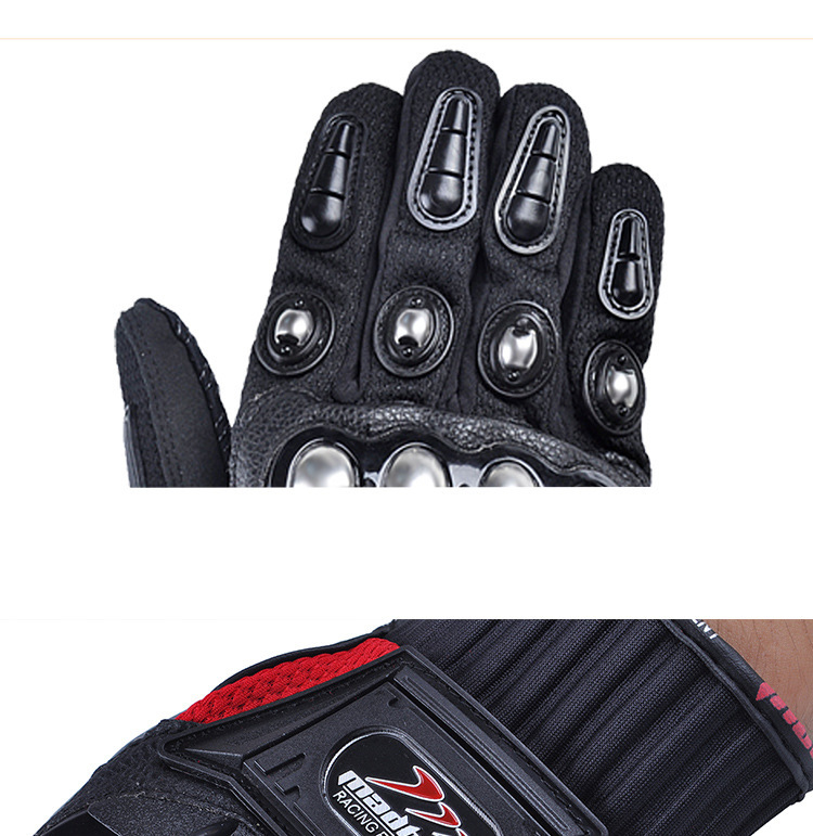 Off-road xe máy vỏ thép găng tay bảo vệ hợp kim cưỡi chống trượt xe máy giáp găng tay bảo vệ xe điện - Găng tay găng tay chống nắng xỏ ngón nam