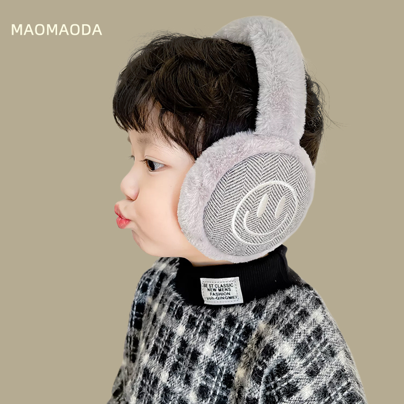 Winter warm earmuffs children girls boys cartoon cute earmuffs earmuffs riding windproof ear caps earmuffs