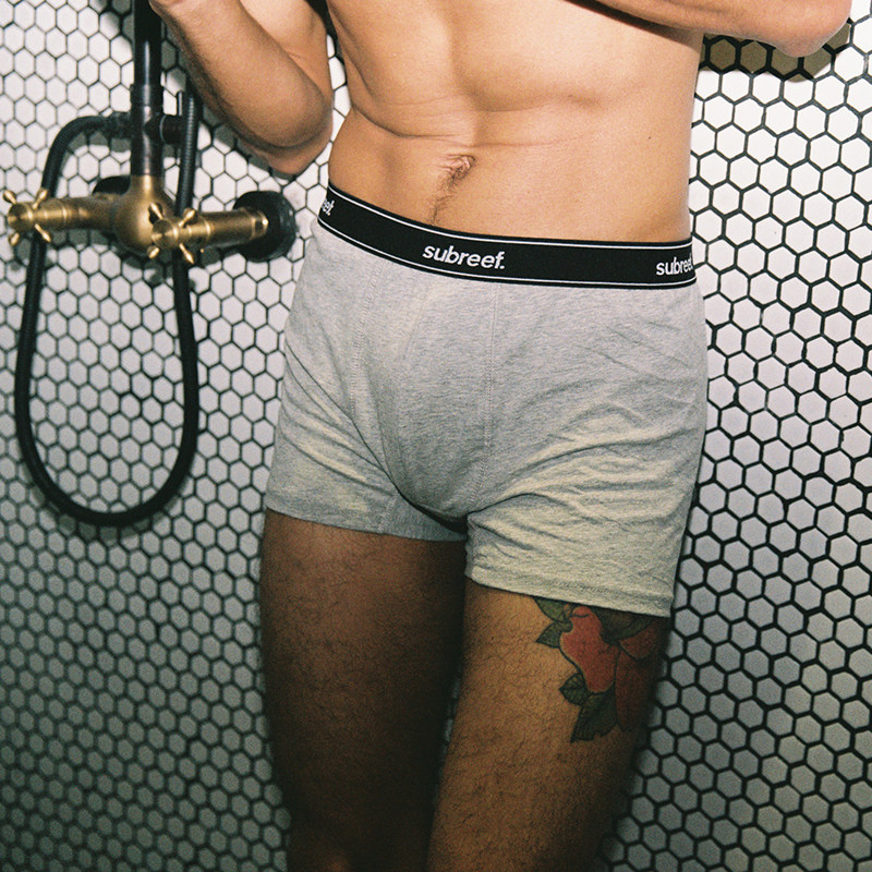 subreef dark island knit Modelle elastic 3D four-corner underpants male trend