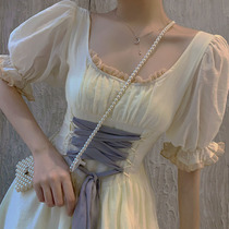 Can be salt can be sweet dress Gentle wind light cooked wind Small man court style design sense Niche first love dress