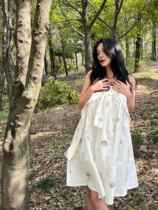 Han Milaifa-Style First Love Skirt Summer Sweet Beauty Princess Wind Small Sub Loose Short Skirt Super Fairy girl harness Lie dress