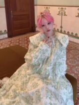 Han Milai Skirt Temperament Famous Hime Broken Flower Dolls Collar Loose Little Subgentle Tea Hysteria Style Fried Street Dress