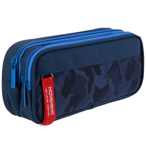 Dai Pen Bag Creative Large Capacity Multifunctional Junior High School Student Camouflage Personality Double Layer Multi-layer Pencil Case Male Middle School High School Students Japanese College Students Korean Nylon Korean Edition 66764