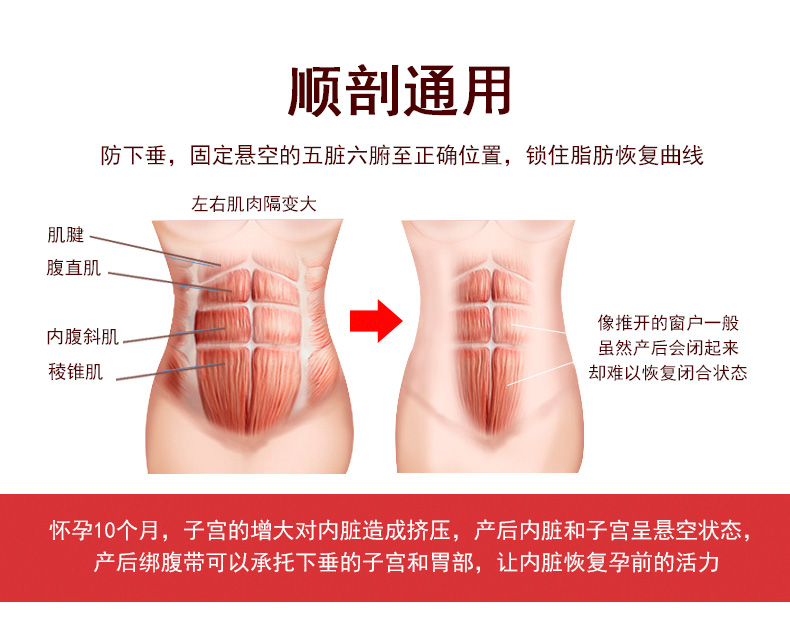 Bụng thắt lưng corset đai bông gạc đai vành đai bà mẹ hạn chế dây mổ sinh mổ sau sinh nữ bằng nhựa eo cơ thể điêu khắc quần lót phụ nữ