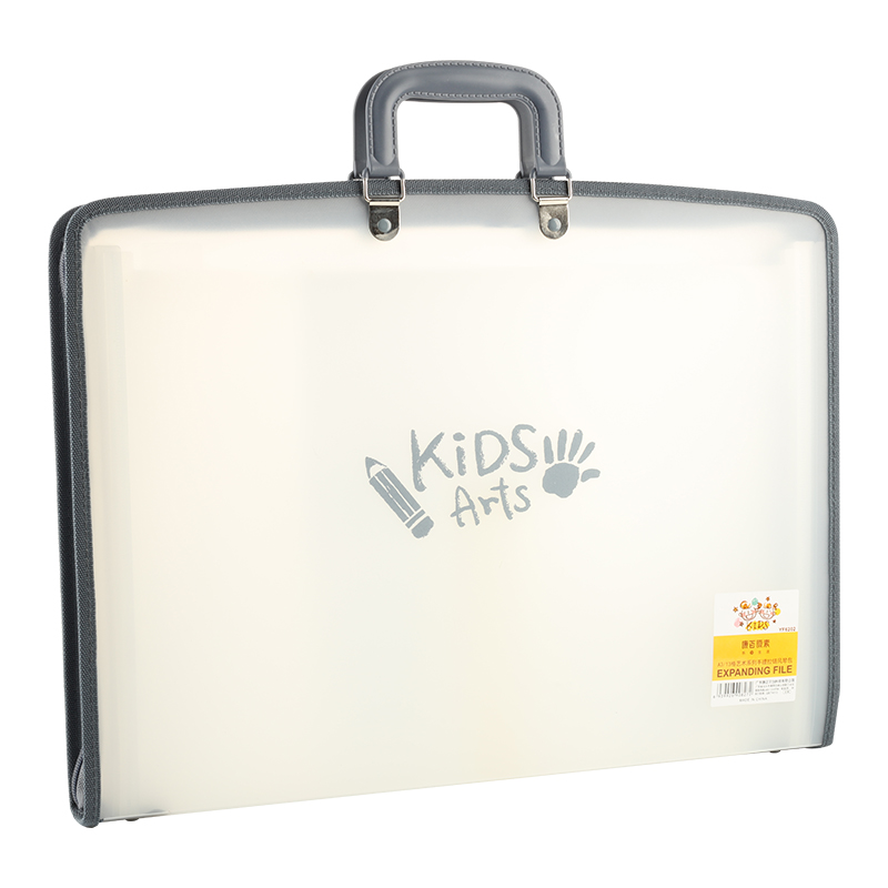 Kangbai A3 portable zipper organ bag multi-layer folder cute office file bag 8k storage box insert test paper bag multi-functional storage bag 8 open information bag large-capacity file bag