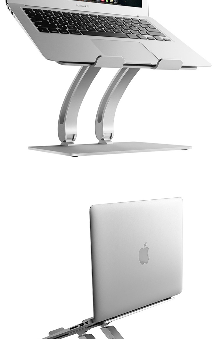 Máy tính xách tay đứng đốt sống cổ máy tính để bàn nâng khung gấp di động máy tính Apple tản nhiệt tăng cơ sở - Phụ kiện máy tính xách tay túi đựng laptop asus