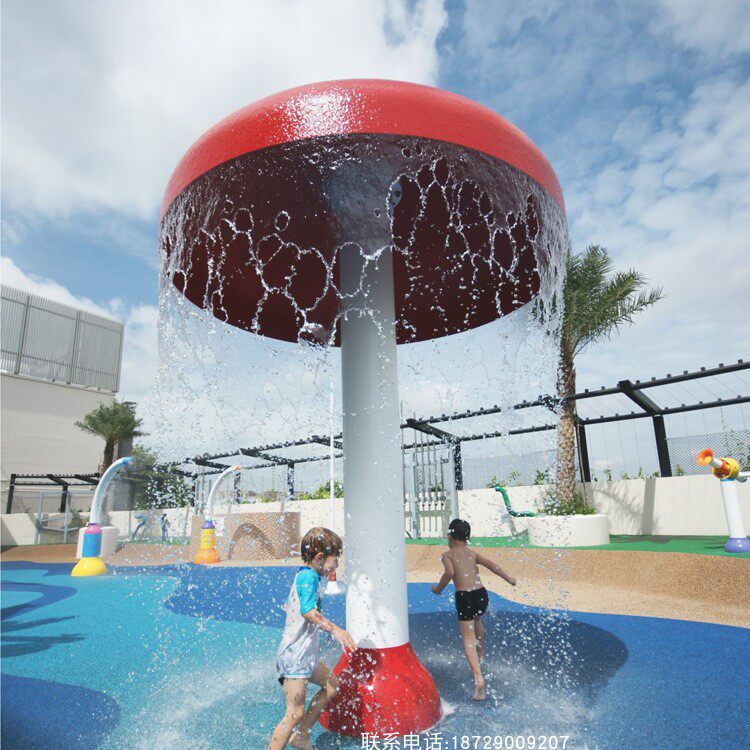 Water Children's Small Facility Customized color and non - fading glass steel drama toys