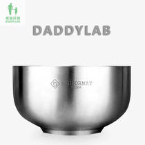 Wei Dad evaluation recommended testing qualified food grade 304 stainless steel double thickened bowl childrens tableware rice bowl