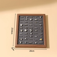 Ry Square 50-позиционный темно-серый кольцо