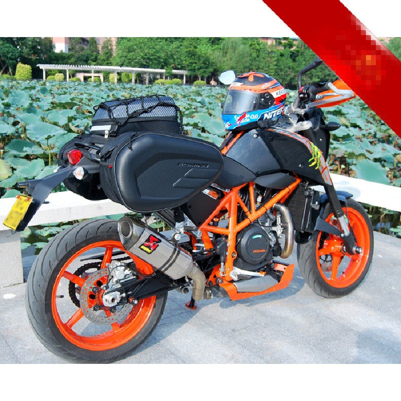 New SA-212 Motorcycle side Pack Saddle Bag Bilateral Helmet Charter Bus Ride bag Waterproof Rear Tailbag Universal-Taobao