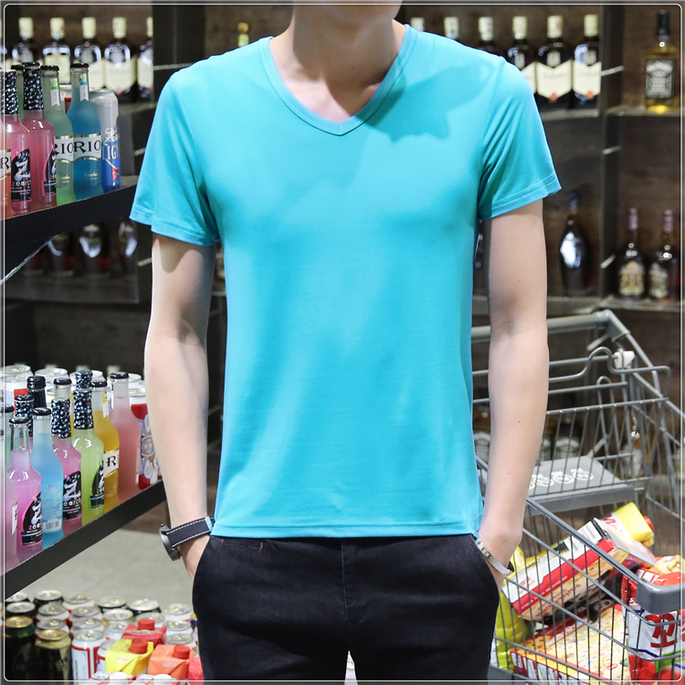 Mùa xuân và Mùa Thu Thanh Niên Đáy Áo Phương Thức Dài Tay Áo T-Shirt Màu Rắn Nam Mùa Hè Nửa Tay Áo Tùy Chỉnh Bảo Hộ Lao Động Bảo Hộ Lao Động Bán Buôn