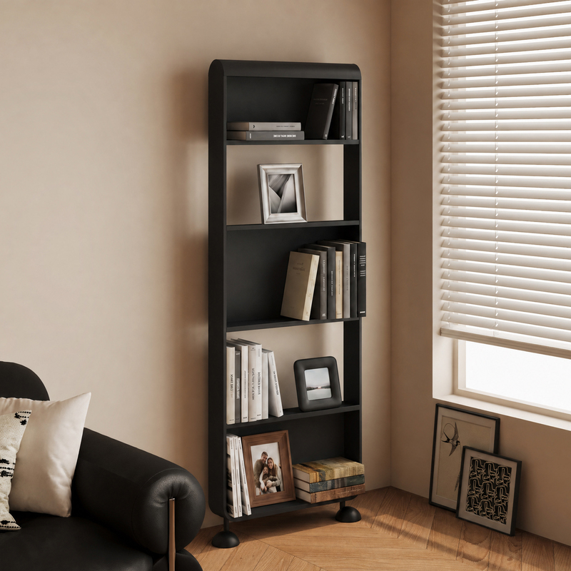 Narrow Gap Storage Rack for Living Room, Multi-Layer Simple Storage Bookshelf, Vintage Magazine Rack, Narrow Side Cabinet Behind the Door Narrow Gap Storage Rack for Living Room, Multi-Layer Simple Storage Bookshelf, Vintage Magazine Rack, Narrow Side Cabinet Behind the Door