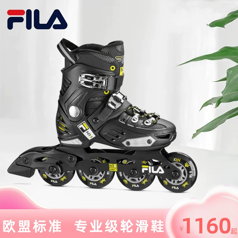 Профессиональные роликовые коньки FILA, кроссовки для катания на льду, регулируются хвостовыми кольцами, вращаются как поваренная женщина-платки (буквальный перевод может быть неоднозначен)