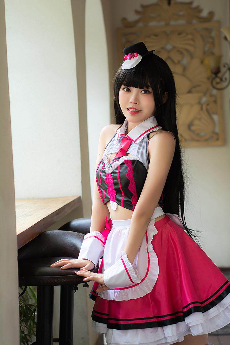 jk制服加工定制 fate fgo远坂凛cosplay服saber玛修情人节街头巧克力女仆装制服