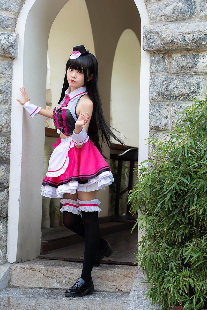 jk制服加工定制 fate fgo远坂凛cosplay服saber玛修情人节街头巧克力女仆装制服