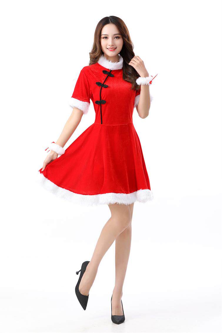 jk制服加工定制 中国风旗袍洋装主播cos制服耶诞节服装女仆装cosplay兔女郎耶诞